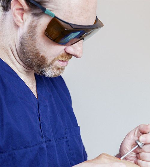 Laserbehandlung durch Dr. Florian Seifert